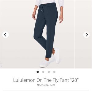 Lululemon On The Fly Pant Cropped